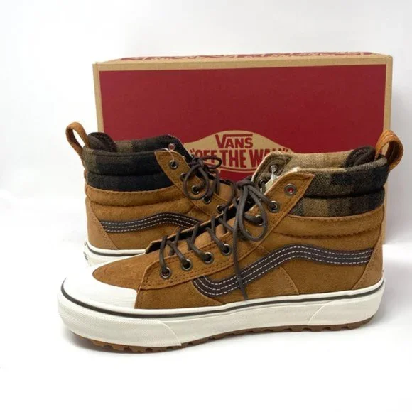 VANS Sk8-Hi Mte 2.0 Dx Glazed Ginger Brown Boots Winter Men's Size VN0A4P3IRIZ - Picture 8 of 10